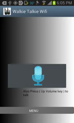 Walkie Talkie Wifi android App screenshot 1